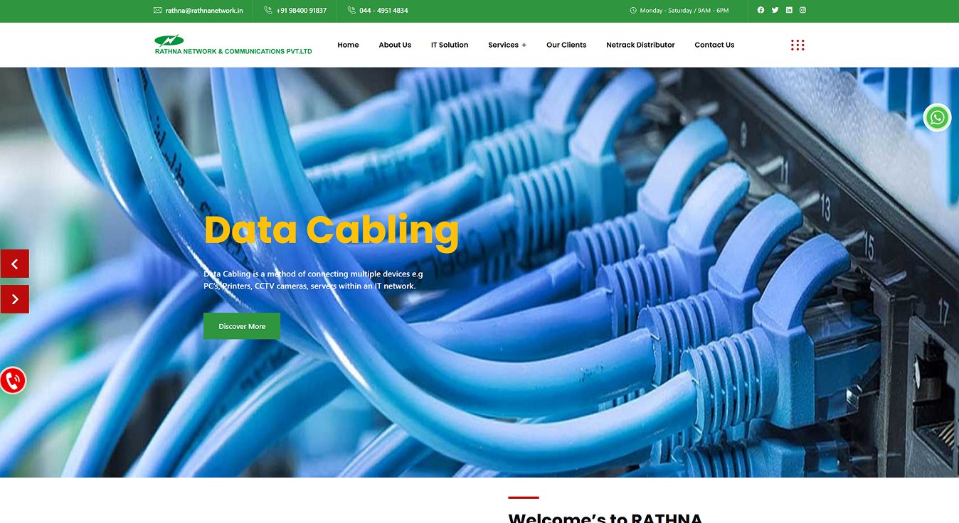 Rathna Network website screenshot